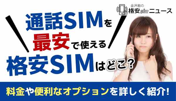 通話SIM_最安の画像
